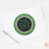 Citation de pensées créatives Sticker d'art person (Enveloppe)