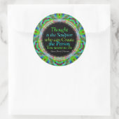 Citation de pensées créatives Sticker d'art person (Sac)