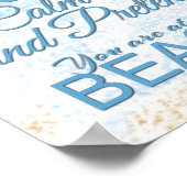 Citation de plage Bird riverain | Impression d'art (Coin)