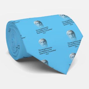 Citation De Plato Sur Cravate Bleu