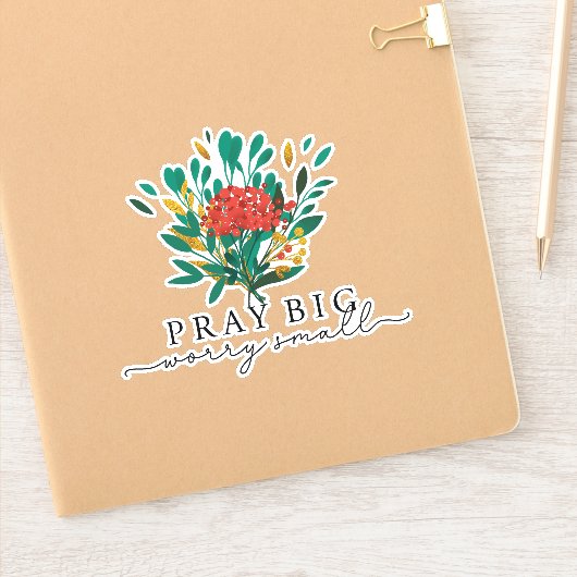 Citation de prière Bible chrétienne Verse Sticker (Carnet)