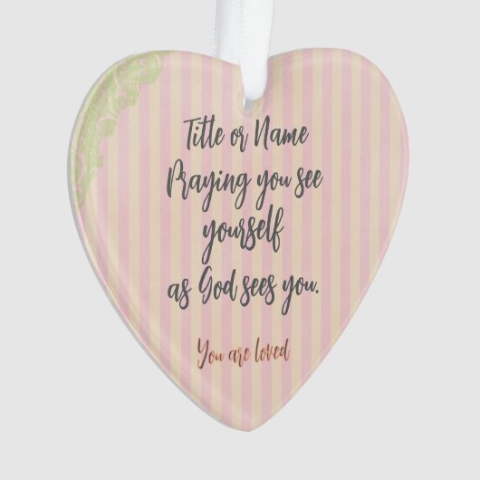 Citation de prière personnalisée (devant)