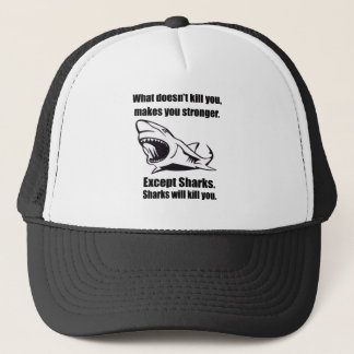 Citation de requin drôle Casquette de camionneur –
