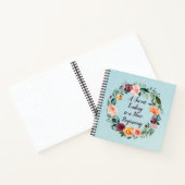 Citation de retraite Livre d'or Floral Wreath (Intérieur)