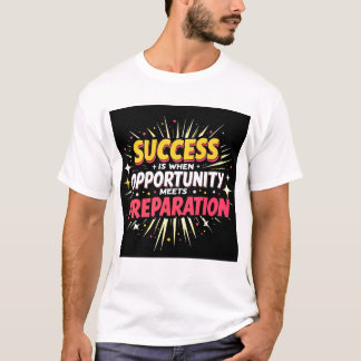 Citation de réussite motivationnelle pour t-shirts