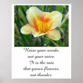 Citation de Rumi - affiche (Devant)