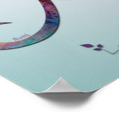 Citation de Rumi avec affiche de colibri (Coin)