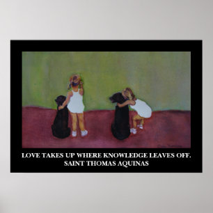 Citation de Saint Thomas d'Aquin - Affiche