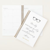 Citation de script de lunettes Wayfarer personnali (Devant avec enveloppe)