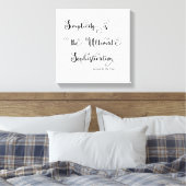 Citation de Simplicité - Toile (Insitu(Chambre))
