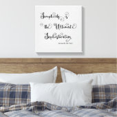 Citation de Simplicité - Toile (Insitu(Chambre))