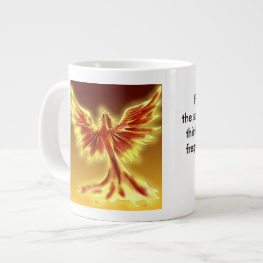 Citation de Tesla sur Jumbo Mug (Devant gauche)