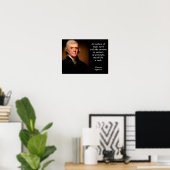 Citation de Thomas Jefferson - affiche (Bureau à domicile)