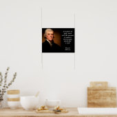 Citation de Thomas Jefferson - affiche (Cuisine)