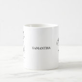 Citation de vie inspirante Mug de café personnalis (Centre)