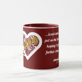 Citation de vie Maroon Mug par la poète Adiela Ako (Centre)