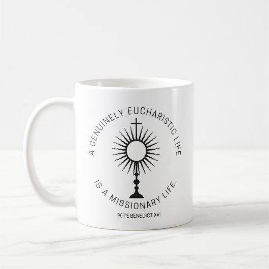 Citation de vie missionnaire Mug (Gauche)