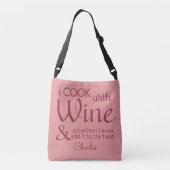 Citation de vin sacs de nom personnalisés (Dos)