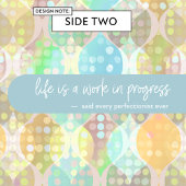 Citation d'Humour Abstrait Bleu Orange Neutres Mug