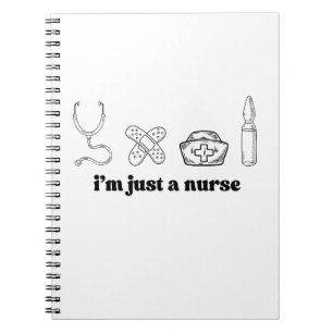 Citation d'infirmière drôle Cahier Médical Minimal