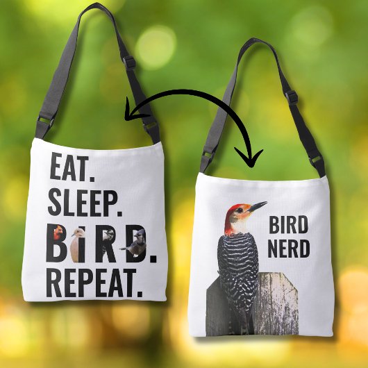 Citation d'oiseaux amusant Sac fourre-tout de carr