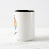 Citation drôle beagle Deux Tones Coffee Mug (Centre)