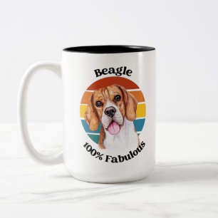 Citation drôle beagle Deux Tones Coffee Mug