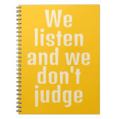 Citation drôle cahier jaune (Devant)