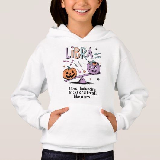 Citation drôle de Halloween Libra Zodiac (Devant)