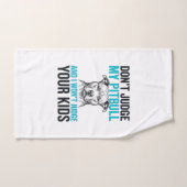 Citation drôle de Pitbull Gravure vintage Design d (Serviette à main)