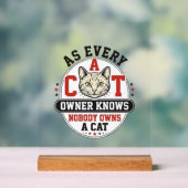 Citation drôle de propriétaire de chat Design de g (Neutre)