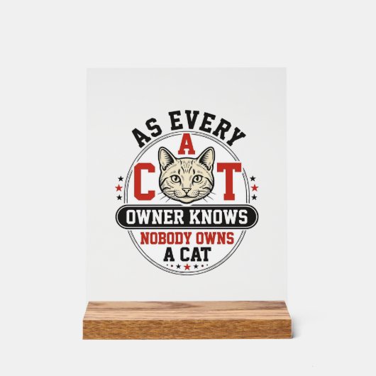 Citation drôle de propriétaire de chat Design de g (Recto)