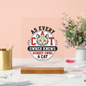 Citation drôle de propriétaire de chat Design de g (Mariage)