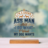 Citation drôle de propriétaire de chien Design vec (Neutre)