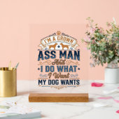 Citation drôle de propriétaire de chien Design vec (Mariage)