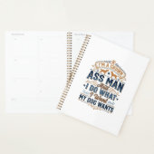 Citation drôle de propriétaire de chien Design vec (Devant avec enveloppe)
