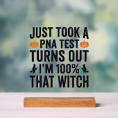 Citation drôle de sorcière pour test de Halloween (Neutre)