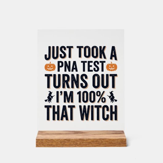 Citation drôle de sorcière pour test de Halloween (Recto)