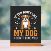 Citation drôle Mon chien Bouledogue (Neutre)