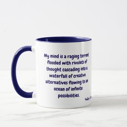 Citation drôle pour My Mind Mug (Gauche)