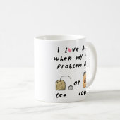 Citation drôle, thé ou café Mug (Devant droit)