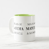 Citation drôle Typographie simple noire Mug Pilate (Devant gauche)