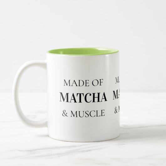 Citation drôle Typographie simple noire Mug Pilate (Gauche)