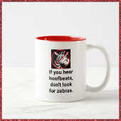 Citation drôle Zebra Mug