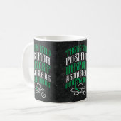 Citation du gardien de but de hockey sur glace Mug (Devant gauche)