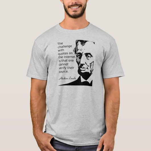 Citation du T-shirt Lincon (Devant)