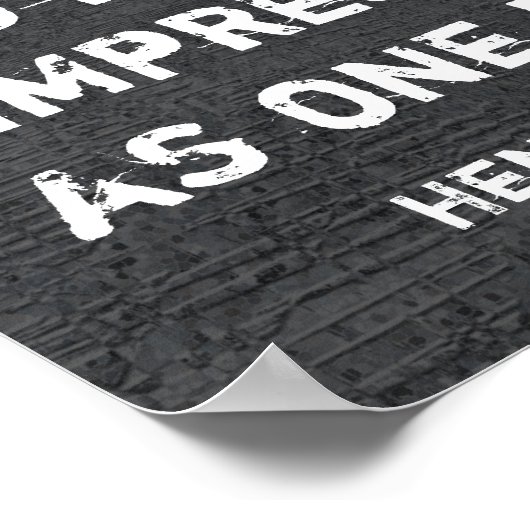 Citation d'un acte _Ibsen - affiche d'art (Coin)