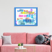 citation Emerson colorée toile tendue (Insitu(Salon))