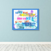 citation Emerson colorée toile tendue (Insitu (Plancher de Bois))