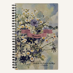 Citation fleur sauvage Meadow Confucius Journal ro